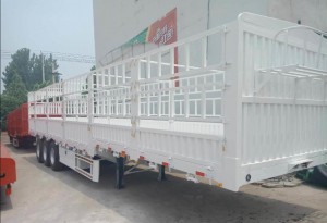 livestock type semi trailer