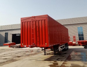 enclosed box semi trailer