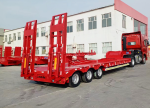 low loader high quality semi trailer