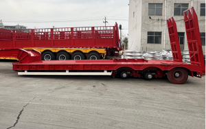 low loader high quality semi trailer