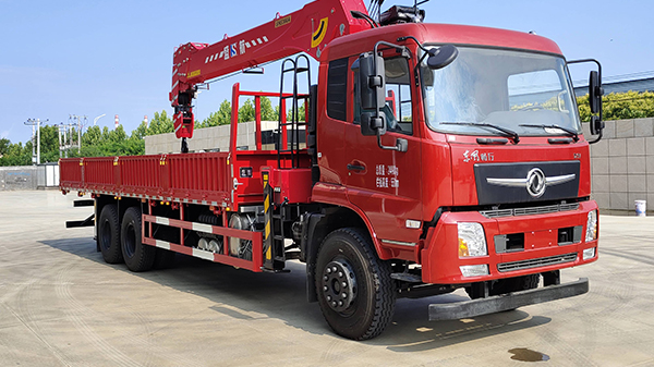 SHS3004 Max Lifting Capacity 12T Straight Boom Truck Mounted Crane Featured Image
