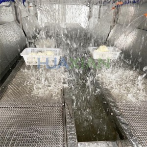 Автоматты тасымалдау конвейері бар 1,5 тонна шие гидросалқындатқышы
