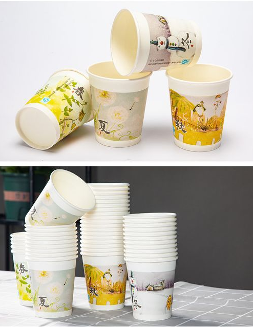 What are the characteristics of the paper cups produced by the full-automatic paper cup machine?