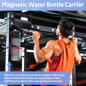 Silicone Magnetic Water Bottle Holder (Pink)