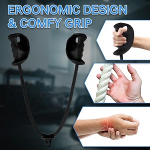 Grip Bicep Rope Cable Attachment