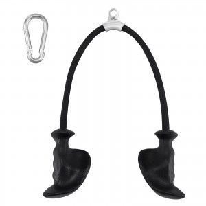 Ergonomic Triceps Rope with Rubber Handles-Pull...