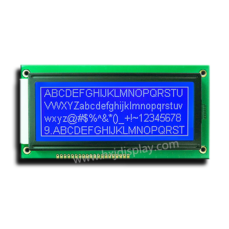 وحدة LCD رسومية باللون الأزرق مقاس 192 × 64