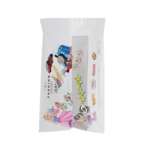 Pencetakan Logo Kustom Paket Busana sing Bisa Ditutup maneh Tas Frosted Kompos, Kantong Plastik Plastik Self Sealing