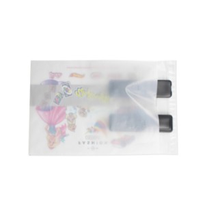 Custom na Logo Printing Resealable Apparel Package Compostable Frosted Bag, Self Sealing Plastic Cellophane Bags