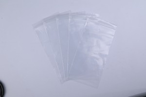 Tas ziplock kemasan daur ulang bening khusus, tas ritsleting yang dapat ditutup kembali, kantong plastik poli untuk kacamata