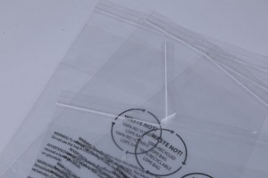Custom recycled plastic bag GRS certified garment self-adhensive packaging bag