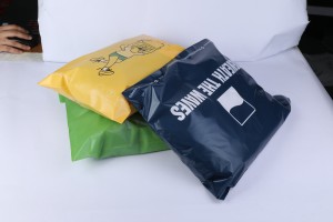 Bolsa de correo biodegradable de almidón de maíz ecolóxico, compostable, gracias, bolsas de envío de envío