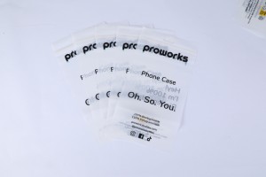 Sacos de plástico de vidro biodegradáveis ​​personalizados 100% Saco de embalagem compostável Pla amigável com zíper