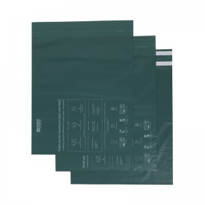 Factory direct compostable mailer packaging courier biodegradable shipping bag with double tapes
