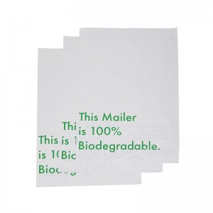 100% Compostable Custom Poly Mailer Hnab Yas Shipping Hnab Biodegradable Poly Mailer Khaub Ncaws Ntim Hnab