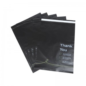 China poly bags manufacturer Eco-Friendly biodegradable thank you mailer bag compostable courier satchel bags