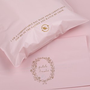 Custom Postal Satchels Plastic Envelopes Shipping Mailing Bag Biodegradable Poly Mailer Bags For Clothing