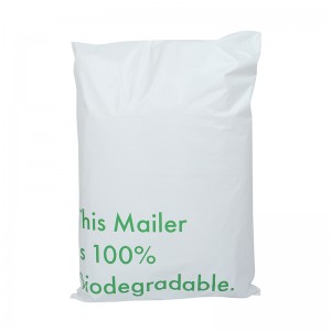 100 % komposterbar Custom Poly Mailer Plastic Konvolutter Forsendelsespose Biologisk nedbrydelig Poly Mailer Beklædningsemballage Poser