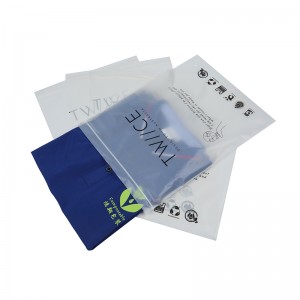 Eco friendly Compostable Zip lock Packaging Bag Custom Printed Zip Lock Seal Bag Zipper Plastic Clpthing Bag