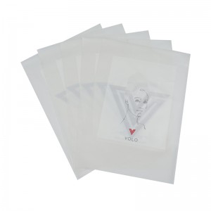Custom Compostable Frosted Garment Packaging Bags