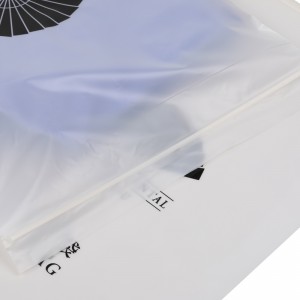 Биоразлагаемая одежда с логотипом на заказ, одежда, футболка, упаковочная сумка, матовая пластиковая упаковка, сумка на молнии с застежкой-молнией