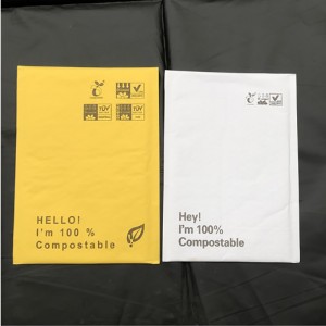 100% Compostable fifẹ Bubble Mailers