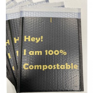 Komposterbere Kraft Paper Mailers Bubble Bag
