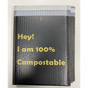 Komposterbar Kraft Paper Mailers Boble Bag