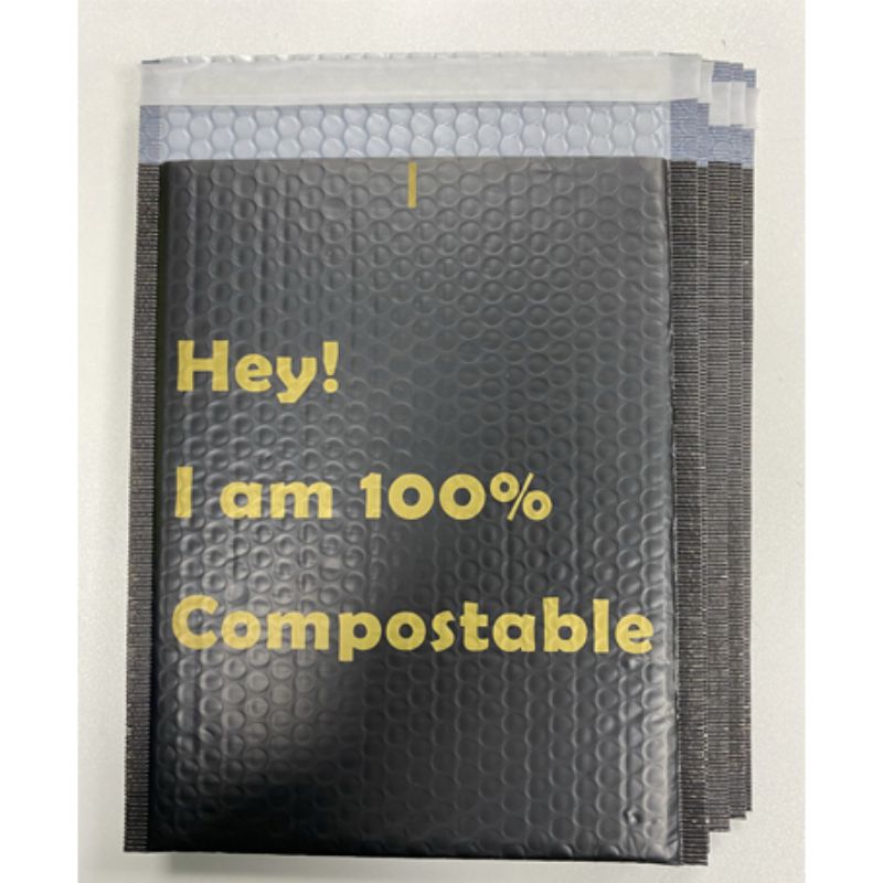Top Quality Compostable Mailing Bags - Compostable Kraft Paper Mailers Bubble Bag – Hongxiang