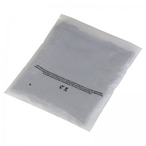 Biologisch ôfbreekbare maiszetmeel komposterbere Frosted Garment Poly Bag Self Adhesive Packaging Bag mei klean