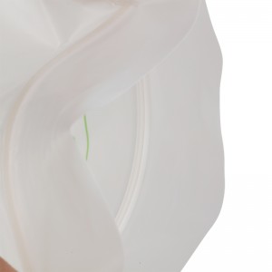 Borsa per imballaggio in plastica satinata con cerniera opaca biodegradabile con stampa personalizzata per occhiali