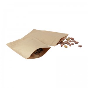 Kohandatud kompostitav püsttõmblukuga kott, biolagunev toidupakendite kott