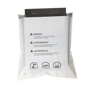 Bolsa de polietileno para roupa autoadhesiva esmerilada biodegradable ecolóxica Bolsa de embalaxe compostable para roupa