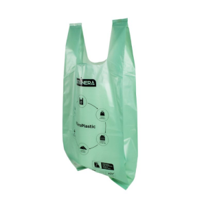 Προσαρμοσμένη 100% κομποστοποιήσιμη τσάντα μπλούζας αγορών