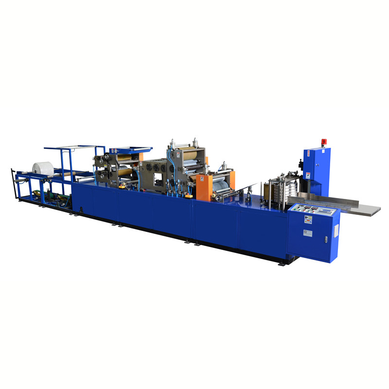 China wholesale Napkin Serviette Folding Machine - HX-170/400 (390) Napkin Paper Machine with Glue lamination – Huaxun