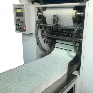 Máquina laminadora y pegadora en relieve HX-210*230/2 (producción de pañuelos faciales en relieve 3D)