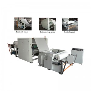 HX-1500C Lotion Tissue Coating and Slitting Machine