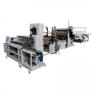 HX-1350B Glue Lamination Toilet Paper And Kitchen Towel  Production Line( Connect With Band Saw Machine For Cutting)