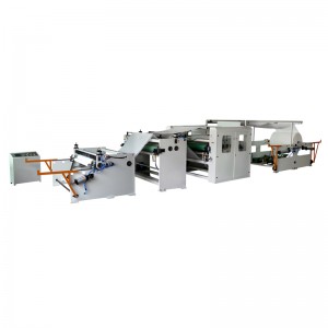 Tre lager Lotion Tissue Coating Machine