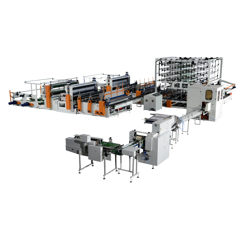 Wholesale Price Tissue Paper Machine Cost - HX-2400B Gluing Lamination Toilet Paper Kitchen Towel Production Line – Huaxun