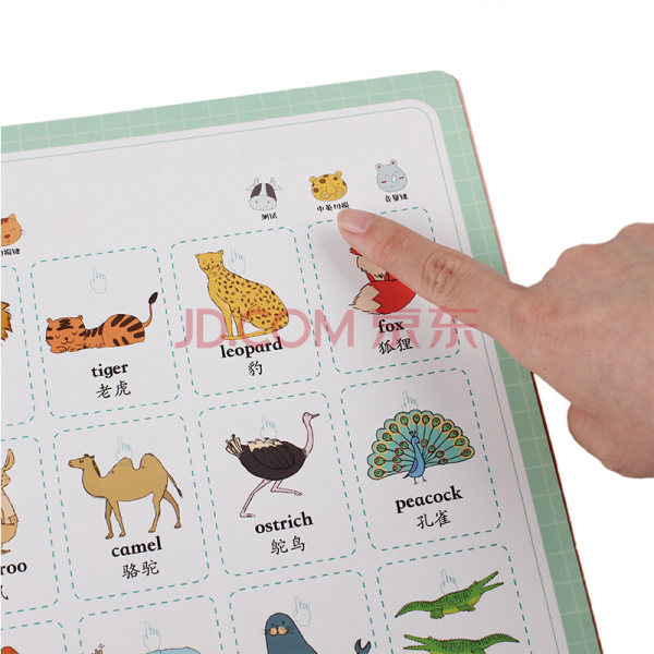 Kids Finger Touch Sensor Foil Educational Books With Colorful Printing