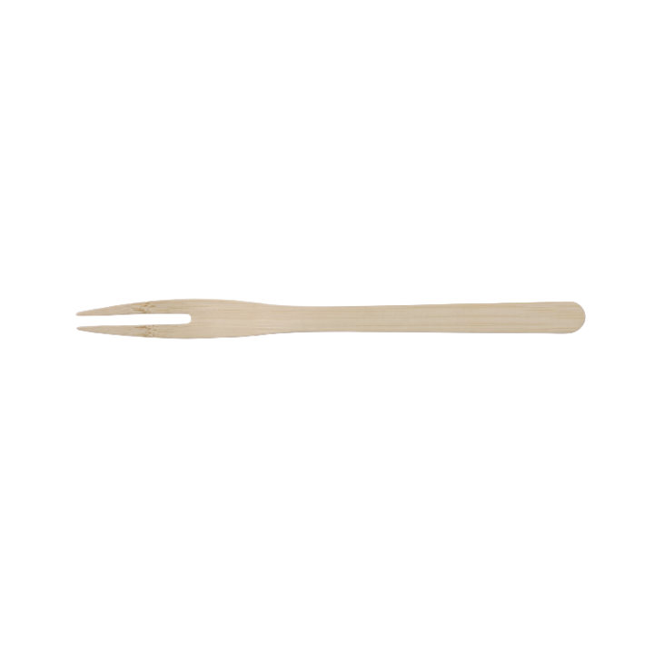 Disposable bamboo fruit fork
