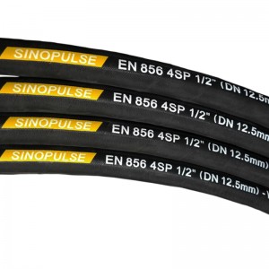 DIN EN856 4SP Four Steel Wire Spiral Hydraulic Hose