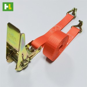 1” 1500lbs Heavy Duty Ratchet Tie Down Straps with Hooks