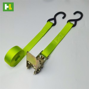 1 Inch 15 Ft Ratchet Lashing Straps with Hooks for Securing Loads