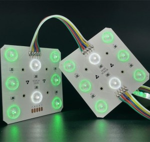 LED module RGBW with 8 x LEDs 24 V/DC 120° beam angle