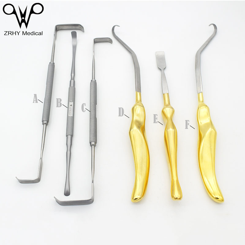 High Quality Professional Medical Reusable Six-pieces Costicartilage Elevator Orthopedic Instrument Featured Image