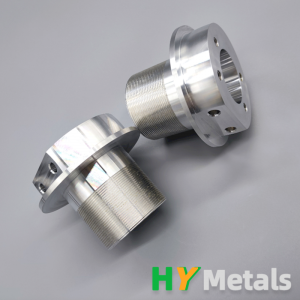 High precision CNC turning parts with machined external threads