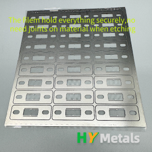 Storitve natančnega jedkanja kovin podjetja HY Metals: Brezšivne rešitve za pritrjevanje delov