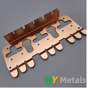 High precision sheet metal parts copper contactors sheet metal copper connectors